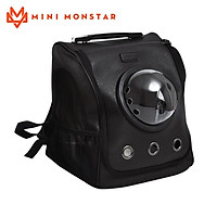 Mini Monstar Pet Carrier Bag Breathable Cat Backpack Portable Puppy Outdoor Travel Space Capsule Cage Transparent Space