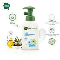 Sữa Tắm Tạo Bọt Dưỡng Ẩm Cho Bé Greenfinger ChokChok Moisture Baby Foaming Wash 320ml