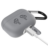 Bao Case Silicon TPU Colour cho Airpods Pro _ Tặng Kèm Móc Khóa Dây Da