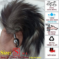 Phụ Kiện Đồ Ngủ Đuôi Cáo Màu Xám Fox Tail Anal Plug Cosplay BCS21