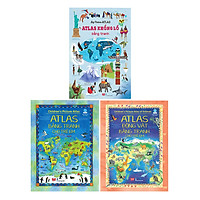 Combo: Big Picture Atlas + Atlas Bằng Tranh+ Atlas Động Vật Bằng Tranh (3 Cuốn)