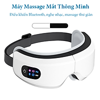 Máy Massage Mắt Thông Minh Eyes Care - Massage Mắt Công Nghê Cao Bằng Túi Khí Đôi, Massage Rung Tần Số - Máy Massage Mắt Tích Hợp Bluetooth Nghe Nhạc - Giảm Mỏi, Khô Mắt, Quầng Thâm - Cải Thiện Giấc Ngủ