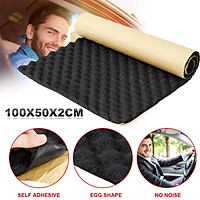 Car Sound Deadener Mat Sound Deadening Noise Insulation Acoustic Dampening Foam Subwoofer Mat autos Accessories 100x50cmx2cm