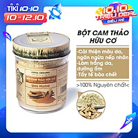 Bột Cam Thảo Nguyên Chất Umi Home (125g) Bột dưỡng trắng da, dùng tắm trắng, loại bỏ mụn nám tàn nhang hiệu quả