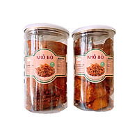 (COMBO 2 HŨ) THỊT KHÔ BÒ DẠNG MIẾNG CAY NHẸ - MỖI HŨ 200G