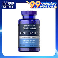 Thực Phẩm Chức Năng - Tăng Cường Sức Khỏe Cho Nam Giới Vitamin Và Khoáng Chất Puritan'S Pride One Daily Men'S Multivitamin (100 Viên)