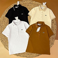 Áo polo L.a.c.o.s.t.e cổ thêu