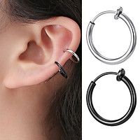 Khuyên tròn kẹp tai, mũi, môi không cần bấm lỗ cho nam & nữ