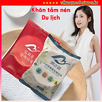 Khăn Tắm Nén Du Lịch 70 x 140cm Dạng Viên Nén Làm Từ Cotton Tự Nhiên, Sử Dụng Nhiều Lần