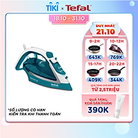 Bàn ủi hơi nước Tefal FV5737E0 2500W - Mặt đế chống dính Durilium AirGlide ủi mọi loại vải - Chống bám cặn và chống nhỏ nước - Xuất xứ từ Pháp - Hàng chính hãng