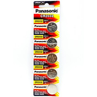 Vỉ 5 Viên Pin CR2032 Panasonic ( CR-2032/5BE x 1 Vỉ ) Lithium 3 V