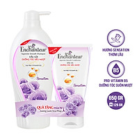 Dầu gội nước hoa Enchanteur Charming/Sensation 650g - Tặng dầu xả Charming/Sensation 125g SMP 2021