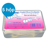 Combo 5 Hộp Tăm Chỉ Nha Khoa Oraltana (50 Cái /Hộp)
