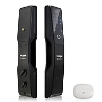 Khóa cửa điện tử VICKINI 39810.002 OBP đen mờ. Mở bằng vân tay, mật mã, thẻ từ, chìa cơ, app. Hàng chính hãng