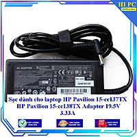Sạc dành cho laptop HP Pavilion 15-cc137TX HP Pavilion 15-cc138TX Adapter 19.5V 3.33A - Hàng Nhập khẩu