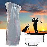 Translucent PVC Rain Cover Golf Bag Rainproof Waterproof Storage Protection