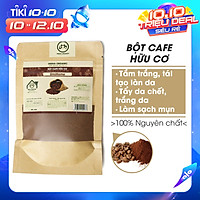 Bột Cafe hữu cơ UMIHOME nguyên chất (35g) bột đắp mặt tắm trắng dưỡng da, loại bỏ mụn, thâm nám tàng nhang, chống lão hoá hiệu quả