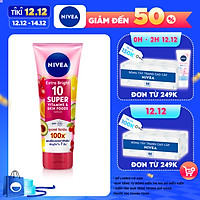 Serum Dưỡng Thể Sáng Da & Làm Mờ Vết Thâm Hiệu Quả Trong 7 Ngày Nivea 10 Super Vitamins & Skin Food 180ml (93765)