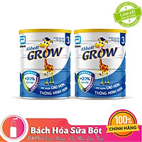 2 Hộp Sữa Bột Abbott Grow 3 (900g)