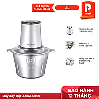 Máy Xay Thịt Cối Inox Lock&Lock EJM172 (2 lít) Hàng Chính Hãng