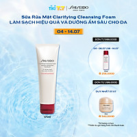 Sữa Rửa Mặt Tạo Bọt Thanh Lọc Da Shiseido Clarifying Cleansing Foam (125ml) - 14529