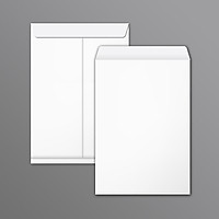 BAO THU TRẮNG A4 - 25X35cm - LOẠI THƯỜNG ĐỊNH LƯỢNG 80gsm - 100 CÁI/ XẤP - NẮP KHÔNG KEO