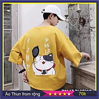 Áo Thun Nam Nữ From Rộng Tay Lở - Siêu Phẩm Cực Đẹp