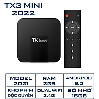 Android Tivi Box Tx3 Mini Plus 2022 - Android 11 - CPU S905W2 - Ram 2GB, Rom 16GB