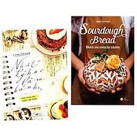 Combo 2 cuốn sách về nấu ăn: Nhật Ký Học Làm Bánh - Tập 1 + Sourdough Bread - Bánh Mì Men Tự Nhiên ( Tặng kèm bookmark Phương đông)