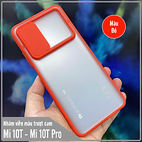 Ốp lưng cho Xiaomi Mi 10T Pro - Redmi K30S nhám viền màu trượt camera