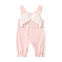 NEW Summer Infant Baby Girl Wings Design Sleeveless Rompers Kids Rompers Jumpsuit Clothes Cotton
