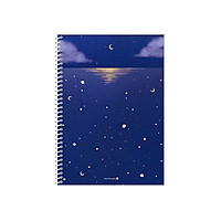 Sổ Lò Xo (19) F (Moon Light) - Morning Glory 80661 - Màu Xanh