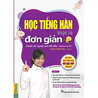 Sách Học tiếng hàn thật là đơn giản dành cho người mới bắt đầu-Sách Tự Học-Kèm App học online