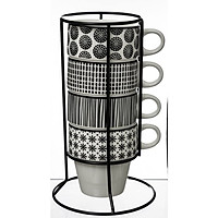 Set 4 ly trà/cà phê tiếp khách BOHEMIAN Set | Casa Nhà Home Furniture