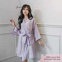 Áo choàng ngủ 100% Lụa Tơ Tằm Goûttobed (nhiều màu)