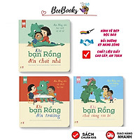 Picture Books- Bộ Sách Bạn Rồng Học Cách Ứng Xử ( Đến Trường, Chơi Cùng Bé, Đến Chơi Nhà )- Dành Cho Bé Từ 3-6 tuổi phát triển tư duy ngôn ngữ
