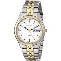 Seiko Men's SNE032 Two-Tone Stainless Steel Solar Watch