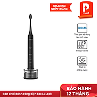 Bàn Chải Đánh Răng Điện Lock&lock ENR346BLK - DC3.7V, Trọng Lượng 235g, Sạc Không Dây - Màu Đen