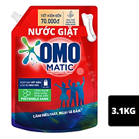 Nước Giặt Omo Matic Cửa Trên Túi 3.1Kg
