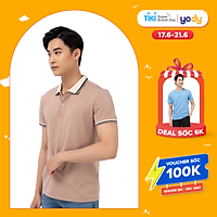 Áo Phông Polo Nam YODY Pique Mắt Chim Phối Kẻ Kiểu Dáng Trẻ Trung Thoáng Mát - APM3639