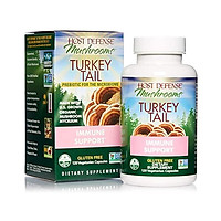 Host Defense, Turkey Tail, 120 Capsules, Natural Immune System and Digestive Support, Daily Mushroom Mycelium Supplement, USDA Organic, Gluten Free, 60 Servings