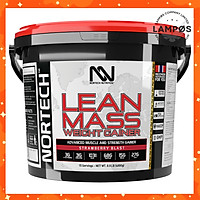 NorTech Lean Mass Gainer, Sữa Tăng Cân, Tăng Cơ Nạc Hiệu Quả, Bổ Sung 69G Protein, 27G EAA, 15G BCAA, 3G Creatine, 3G L-Glutamine, Thùng 4KG, 15 Lần Dùng