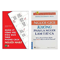 Combo: Quản Lý Công Việc Hiệu Quả Theo Phong Cách Người Nhật + Người Giỏi Không Phải Là Người Làm Tất Cả (Tuyệt Chiêu Quản Lý Nhân Lực & Phân Công Công Việc / Sách Quản Trị, Lãnh Đạo)