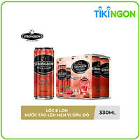 Lốc 6 Lon cao Strongbow vị Dâu đỏ (330ml x 6 Lon)