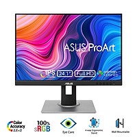 Màn Hình Chuyên Đồ Họa Asus ProArt PA248QV 24.1'' Tỉ lệ 16:10 WUXGA (1920 x 1200) 5ms/ 75Hz/ IPS/ 100% sRGB/ 100% Rec.709/ Color Accuracy ΔE < 2/ Stereo Speaker (2Wx2) - Hàng Chính Hãng