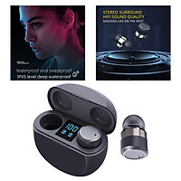T18 Bluetooth 5.1 Wireless Earbuds with Wireless Charging Case TWS Stereo Headphones in Ear Built in Mic Headset with Deep Bass for Sport