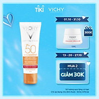 Kem Chống Nắng Bảo Vệ Và Giúp Giảm Các Dấu Hiệu lão hóa Ideal Soleil Anti-Age SPF50 50ml