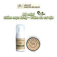 Bộ Sản Phẩm Mini Chăm Sóc Body Mộc An 2 Món Giảm Mụn Lưng Hiệu Quả, Nhỏ Gọn Tiện Lợi