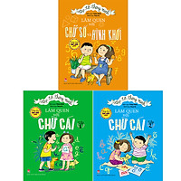 Combo Tập Tô Thông Minh - Làm Quen Với Chữ Cái Tập 1+2 + Chữ Số Và Hình Khối (Trọn Bộ 3 Quyển)(Tặng Kèm Bút Viết)