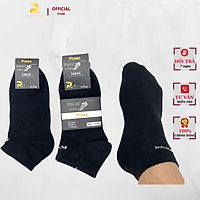 Tất Nam PMAX Cổ Ngắn (2 Màu), Chất Liệu Không Bai Xù, Khử Mùi, Kháng Khuẩn Tốt
